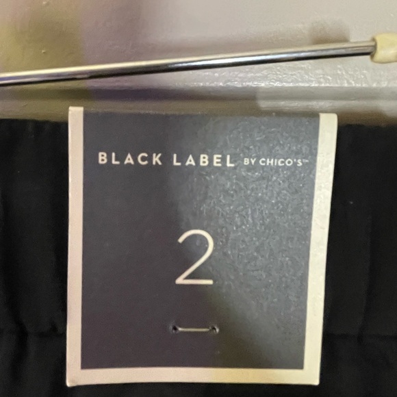 Chico’s Black Label Wide Leg Pant Sz Chico’s 2 NWT - Picture 6 of 7